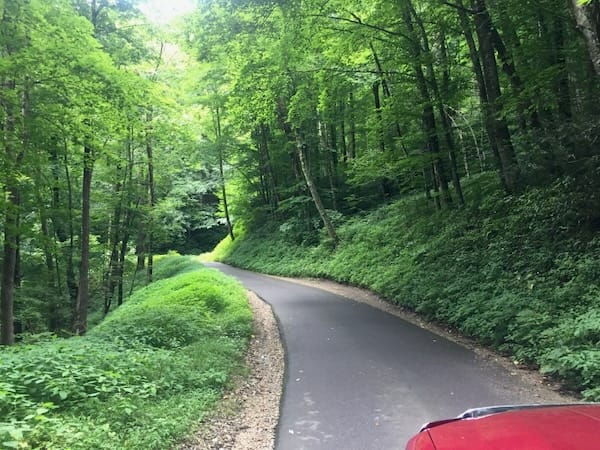 View from a road in Gatlinburg as seen by a Mobile RV Service company owner.